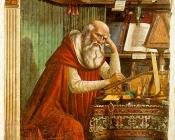 St Jerome in his Study - 多梅尼科·基尔兰达约